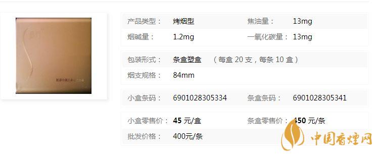 蘇煙軟金砂xs多少錢一包價格？蘇煙軟金砂XS價格及參數(shù)一覽